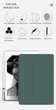 Силиконовый чехол обложка Transparent + Pencil Holder BBM1 для iPad 10.2" 2019/2020/2021 Темно-зеленый - изображение 9