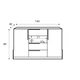 Комод Morena Meblar 140x89x40 (MOR_KOM_DUZA) 003259 - изображение 2