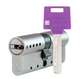 Циліндр Mul-T-Lock MTL400 113мм (33х80) ключ/ключ нікель-сатин 5 ключів - зображення 2