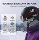 Термо балаклава ROCKBROS LF7345BK маска подшлемник Светло-Серая(626289353) One size - изображение 7