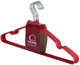 Набір вішалок для одягу Idea Home 40.5х21х0.3 см 8 шт. Red (6722136) - зображення 1