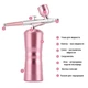 Аэрограф аккумуляторный Beaty Airbrush System с USB-кабелем (Розовый) - изображение 4