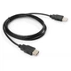Дата кабель USB 2.0 AM/AF 1.8m Vinga (VCPUSBAMAF1.8BK) - зображення 3