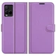 Классический чехол-книжка Deexe Book Type для VIVO Y33s / Y21 / Y21s - Purple - изображение 2