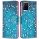 Чехол с рисунком Deexe Color Wallet для VIVO Y33s / Y21 / Y21s - Plum Blossom - изображение 1