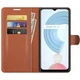 Чохол-книжка Deexe Book Type для Realme C21Y / C25Y - Brown - зображення 4