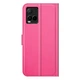 Чехол-книжка Deexe Book Type для VIVO Y33s / Y21 - Rose - изображение 4