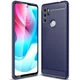 Захисний чохол UniCase Carbon для Motorola Moto G60s - Blue - зображення 1