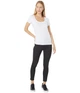 Футболка bebe Bebe Logo Ribbed Tee Bright White, S (44) (11481563) - изображение 4