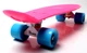 Пенни борд (Penny Board) 22" с голубыми колесами, Малиновый - изображение 4