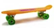 Пенни борд (Penny Board) "Fish Skateboards Original" с музыкальной и светящейся декой, Оранжевый - изображение 4