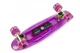 Пенни борд (Penny Board) "Fish Skateboards Original" с музыкальной и светящейся декой, Фиолетовый - изображение 4