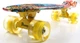 Пенни борд (Penny Board) 22" со светящимися колесами, "Cool Draft 2" Graffiti - изображение 3