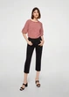 Джемпер Mango 23055627 красный в полоску M - изображение 2