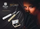 Ручка шариковая Langres Secret LS.401021-01 с кристаллами, черная - изображение 4