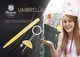 Ручки в наборе Langres Umbrella 1шт+брелок желтый LS.122022-08 - изображение 3