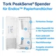 Диспенсер для полотенец Tork 552500 PeakServe® с непрерывной подачей - изображение 10