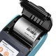 Мобильный термопринтер чеков для смартфона bluetooth Goojprt PT-120, pos принтер + чехол, голубой (eg-100621) - изображение 2