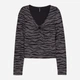 Топ женский H&M 0768147_блест.зебра XS Черный (KAY2000001106815_KAY2000001295502) - изображение 1