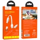 Кабель двойной силиконовый Hoco U87 Cool Combo USB to Lightning + Type-C Silicone 20см белый - изображение 3