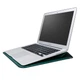 Чехол конверт для ноутбука или планшета из Эко-кожи DDC для Macbook Air Pro 13"-14" Тёмно-зеленый (DDC403) - изображение 2