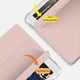 Чехол-книжка STR Air Противоударный для iPad Pro 10.5"/Air 3 10.5" с держателем для стилуса Розовый - изображение 4