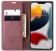 Чохол книжка з магнітом CaseMe для iPhone 13 Wine (24000-42) - зображення 2