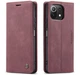 Чехол книжка с магнитом CaseMe для Xiaomi Mi 11 Lite Wine (24811-42) - изображение 1