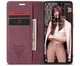Чехол книжка с магнитом CaseMe для Xiaomi Mi 11 Lite Wine (24811-42) - изображение 2