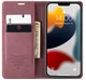 Чехол книжка с магнитом CaseMe для iPhone 13 Pro Max Wine (23999-42) - изображение 2