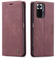 Чехол книжка с магнитом CaseMe на Xiaomi Redmi Note 10 Pro Wine (21907-42) - изображение 1