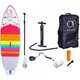 Сап Борд Надувна дошка SUP Board Ocean Pacfic ALL Round 9"6 White - Red - изображение 3