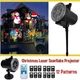 Лазерный проектор Чорний Garden Projector Card change 12 картриджей с пультом № ZP1 (ZP1PREKTOR12PCTR) TIN66 - зображення 3