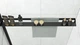 Душова стінка Rea Bler 70 black з полицею Evo REA-K7636 + HOM-00652 - зображення 3