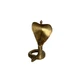Статуэтка змея латунь Silk Route a-1134 17,5х9х11,5 см. "Golden snake" - изображение 4