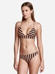 Нижняя часть купальника женская H&M 811-351344 34 Бежево-черный/Полоска (hm06373792886) - изображение 2