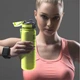 Бутылка для воды Harmony Total Oliva 1 л. с контейнером для фруктов и защитным неопреновым чехлом - изображение 8