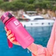 Бутылка для воды Harmony Total Rose 0,65 л. с контейнером для фруктов и защитным неопреновым чехлом - изображение 11