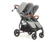 Детская прогулочная коляска для двойни Valco baby Snap Duo Trend Grey Marle - изображение 2