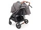Дитяча коляска для двійні Valco baby Snap Duo Trend Charcoal - зображення 4