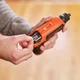 Отвертка аккумуляторная BLACK+DECKER CS36BSC-QW LI-ION 3.6 В и 8 насадок (Черно-оранжевый) - изображение 4