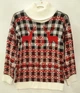 Кофта для дівчинки Kids Moda Олені молочний з червоним 122 - изображение 1