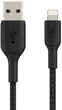 Кабель Belkin USB-A - Lightning, BRAIDED, 2m, black (CAA002BT2MBK) - зображення 1