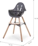 Стул для кормления Childhome Evolu 2 с бампером Natural/Anthracite (CHEVOCHNA) - изображение 10
