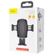 Автотримач з бездротовою зарядкою Baseus Gravity Car Mount Air Outlet чорний - изображение 3