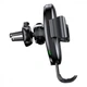Автотримач з бездротовою зарядкою Baseus Gravity Car Mount Air Outlet чорний - изображение 5