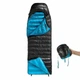 Спальник Naturehike CWZ400 NH19W400-Z, Размер L, 550FP 90% Goose down, чорный - изображение 1