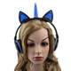 Навушники LINX Unicorn Ear Headphone з вушками Єдиноріг LED Синій (3000) - изображение 4