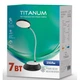 Настольная светодиодная лампа LED лампа настольная TITANUM TLTF-022B 7W 3000-6500K USB чёрная - изображение 1