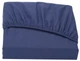 Простирадло на резинці Good-Dream Бязь Dark Blue 140х200 (GDCDBSHEETF140200) - зображення 1